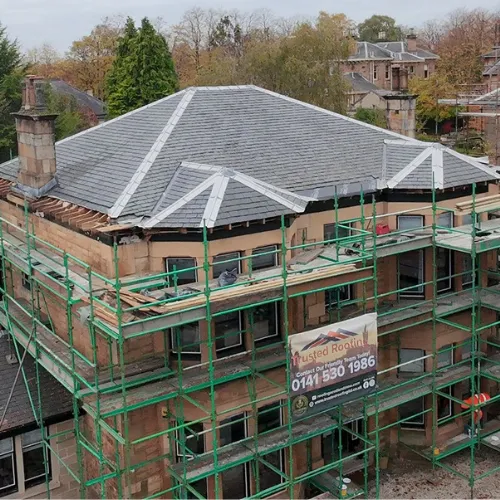 Roofing project by Trusted Roofing in Glasgow